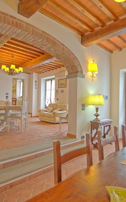 Villa Farneta: Wohnzimmer