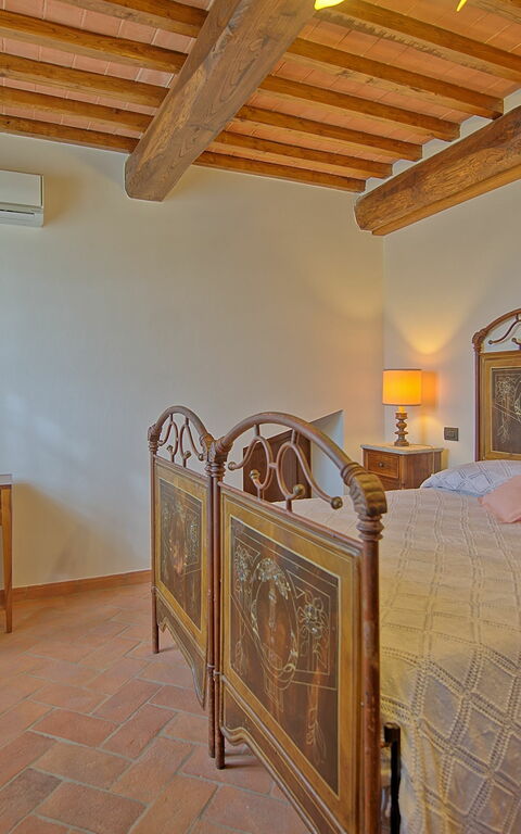 Villa Farneta: Schlafzimmer