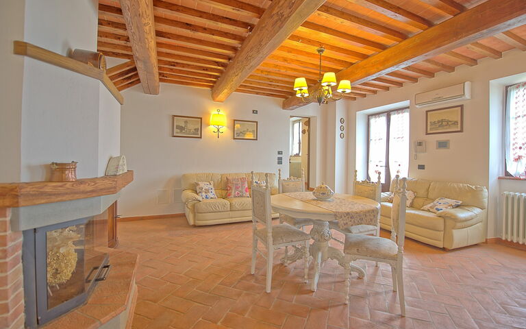 Villa Farneta: Wohnzimmer