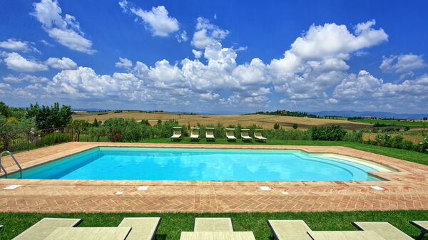 Villa Farneta: Garten, Schwimmbad