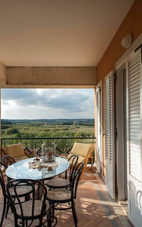 Villa Vendicari: Balkon / Terrasse / Patio, Draussen