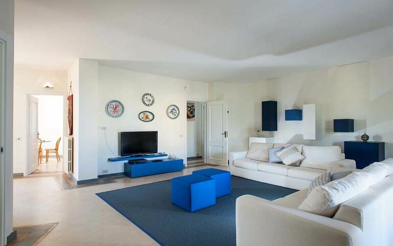 Villa Vendicari: Wohnzimmer