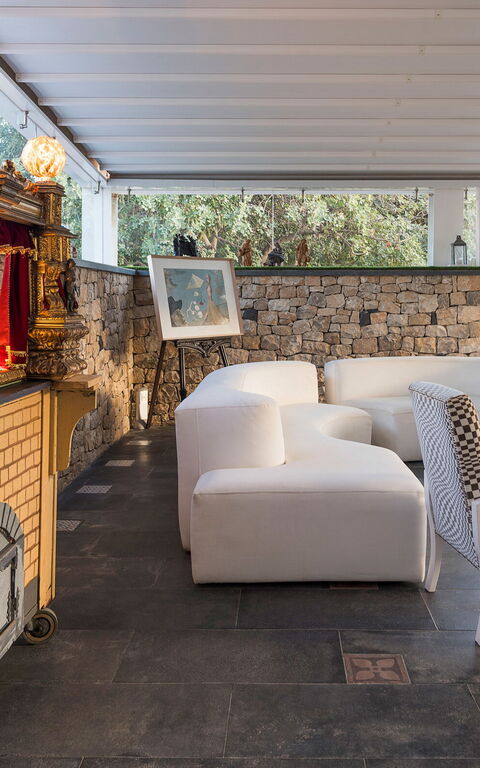 Villa Luna: Wohnzimmer