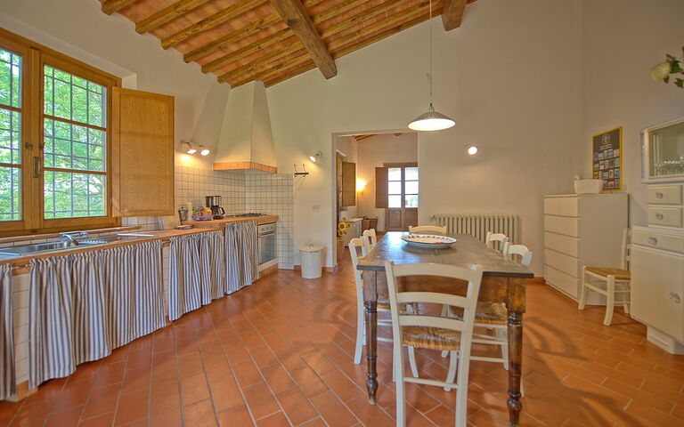 Casa Legoli: Esszimmer, Küche