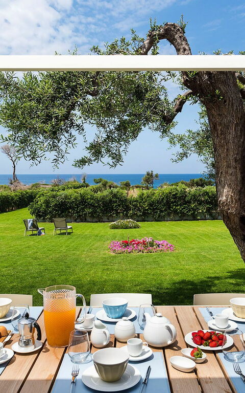 Villa Nettuno: Draussen, Garten