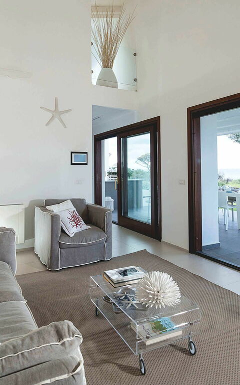 Villa Nettuno: Wohnzimmer