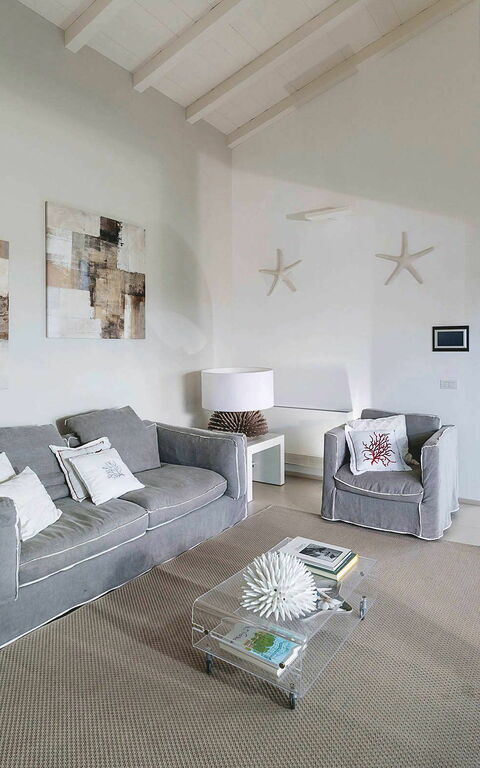 Villa Nettuno: Wohnzimmer