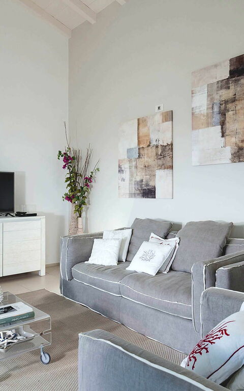 Villa Nettuno: Wohnzimmer