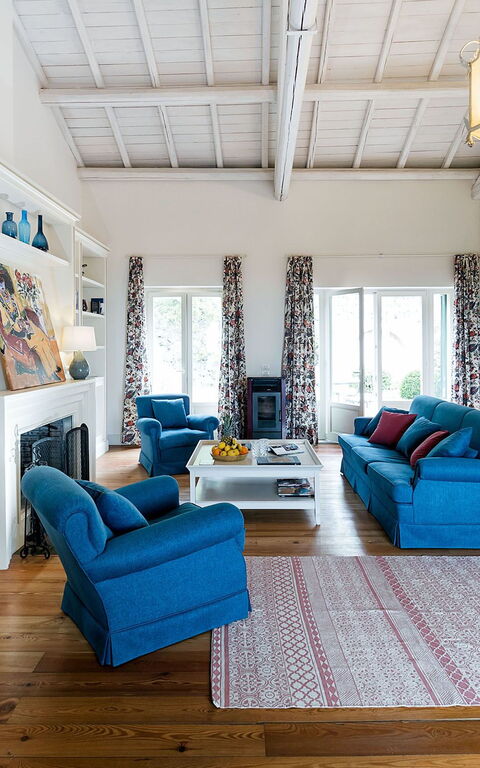 Villa La Capinera: Wohnzimmer