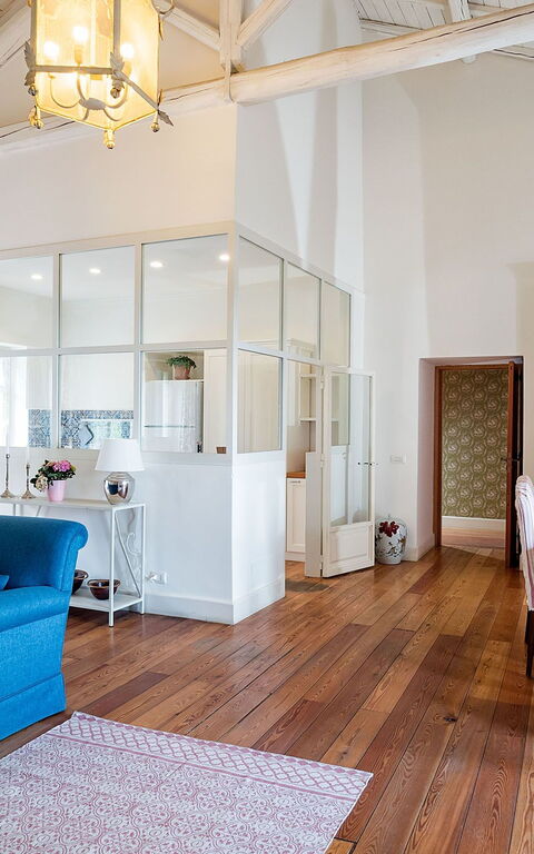 Villa La Capinera: Esszimmer, Wohnzimmer