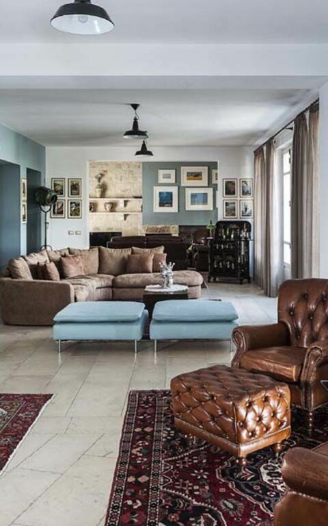 Villa Casi o Cantu: Wohnzimmer