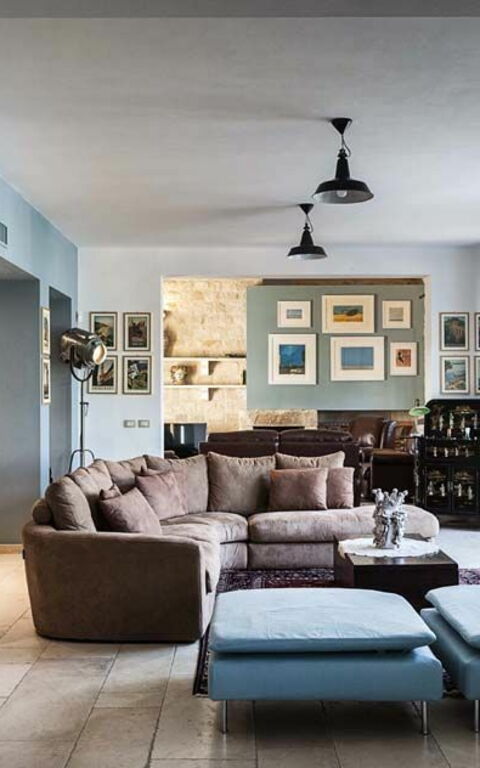 Villa Casi o Cantu: Wohnzimmer