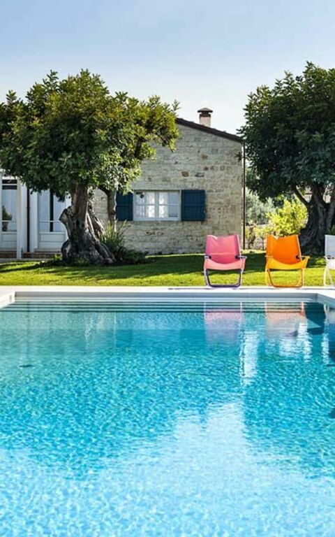 Villa Casi o Cantu: Schwimmbad