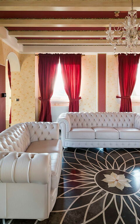 Villa Drago Spa: Wohnzimmer