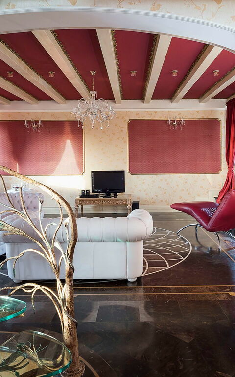 Villa Drago Spa: Wohnzimmer