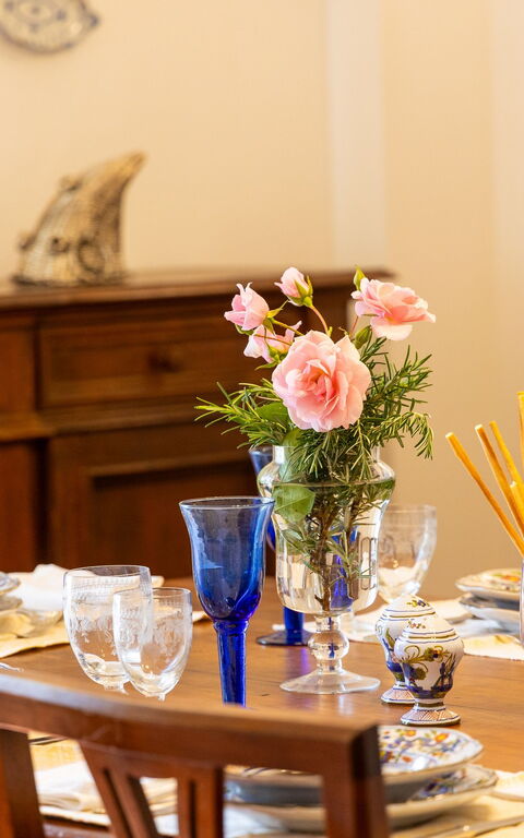 Villa Cangeli: Esszimmer