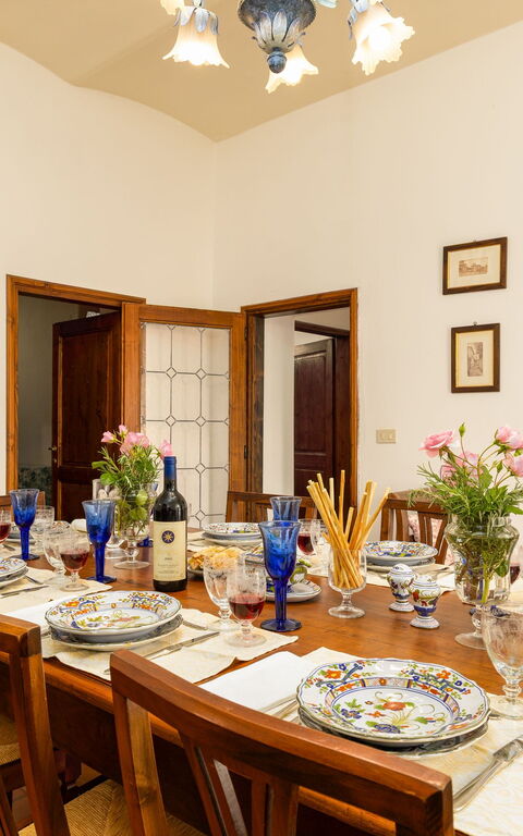 Villa Cangeli: Esszimmer