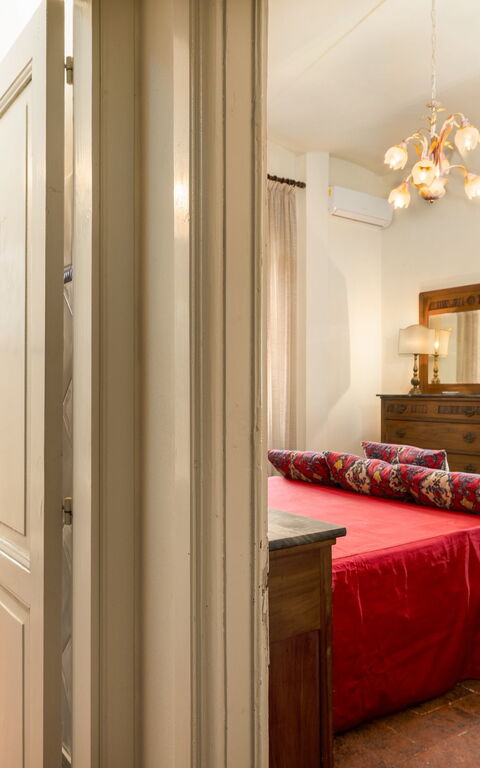 Villa Cangeli: Bad, Schlafzimmer