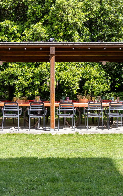 Villa Cangeli: Balkon / Terrasse / Patio, Draussen, Garten