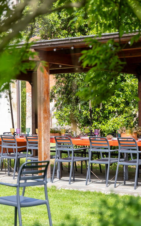 Villa Cangeli: Balkon / Terrasse / Patio, Draussen, Garten