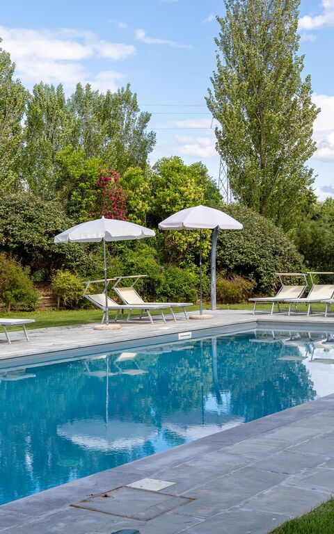 Villa Cangeli: Draussen, Schwimmbad