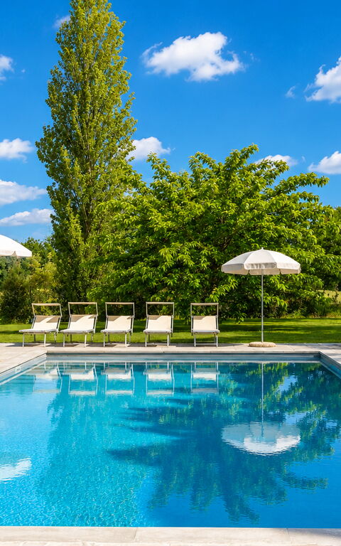 Villa Cangeli: Draussen, Garten, Schwimmbad