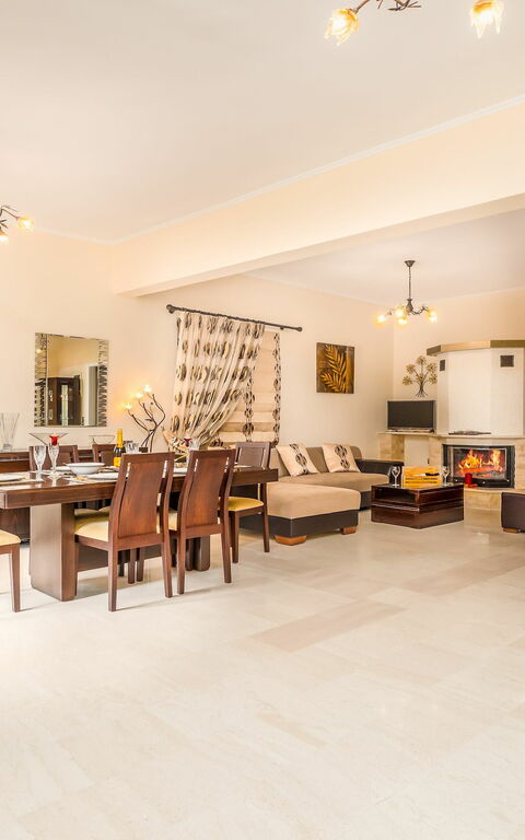 Villa Giador: Wohnzimmer