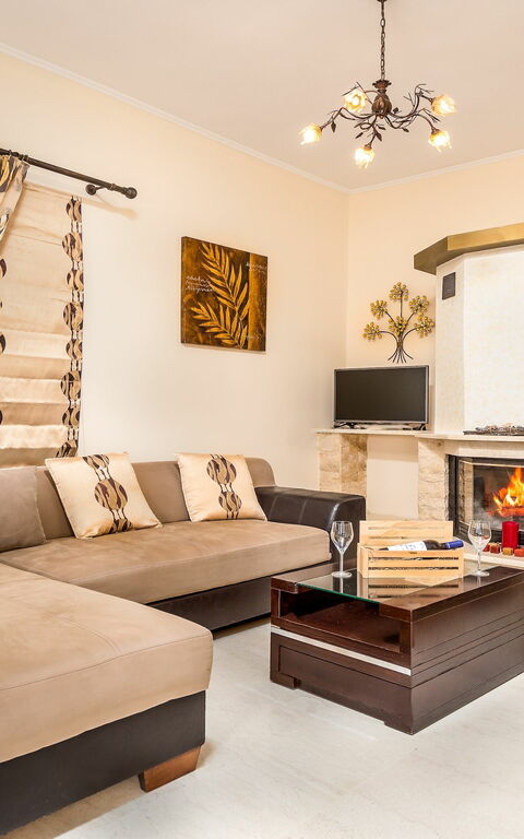 Villa Giador: Wohnzimmer