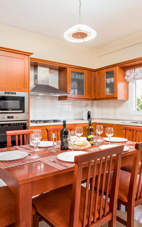 Villa Giador: Esszimmer, Küche