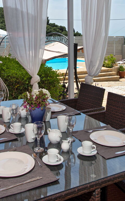 Villa Giador: Balkon / Terrasse / Patio, Draussen