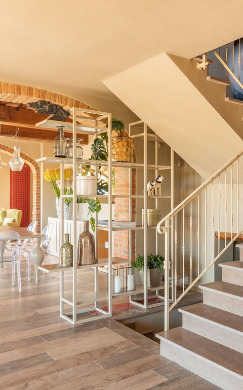 Villa Massimiliano: Esszimmer, Wohnzimmer