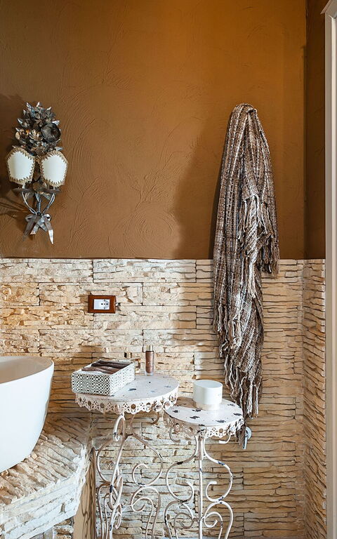 Villa Pigna Bianca: Bad