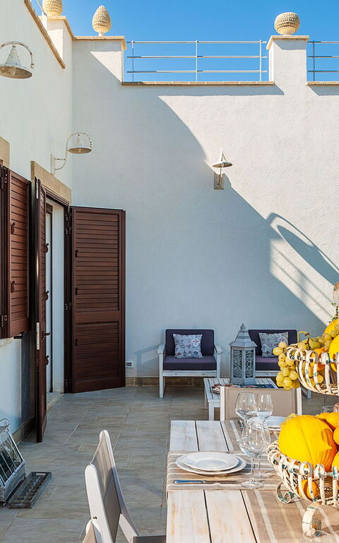 Villa Pigna Bianca: Außen, Balkon / Terrasse / Patio, Draussen