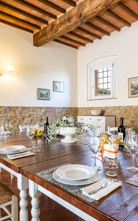 Villa Bonriposo: Esszimmer