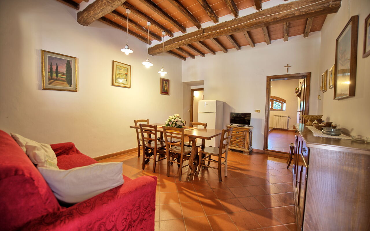 Unterkunft Loggiato: Esszimmer, Wohnzimmer