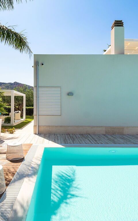 Villa Bellini: Außen, Schwimmbad