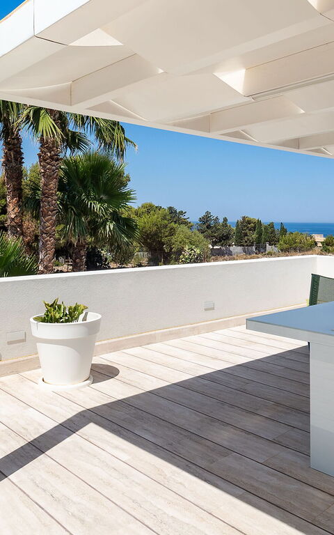 Villa Bellini: Balkon / Terrasse / Patio