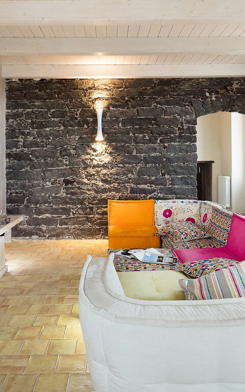 Villa Torre Etnea: Wohnzimmer