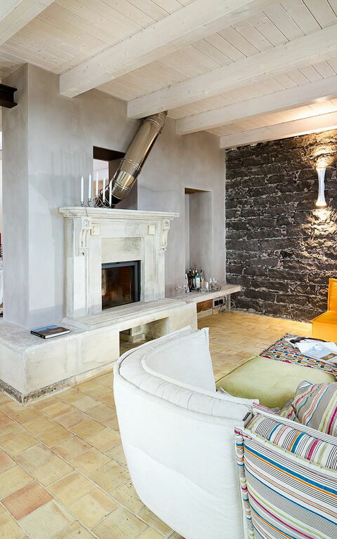 Villa Torre Etnea: Wohnzimmer