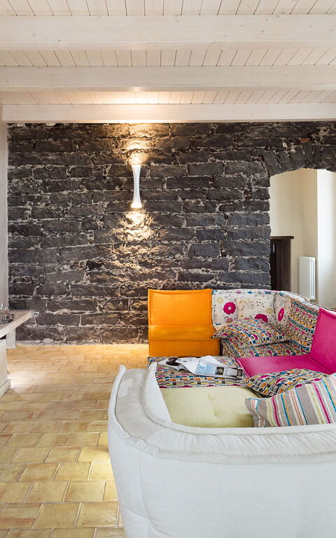 Villa Torre Etnea: Wohnzimmer