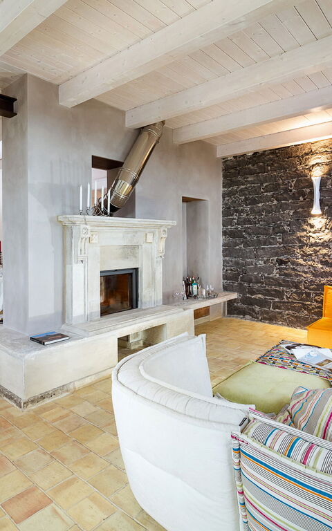 Villa Torre Etnea: Wohnzimmer