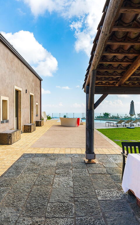 Villa Torre Etnea: Draussen, Garten