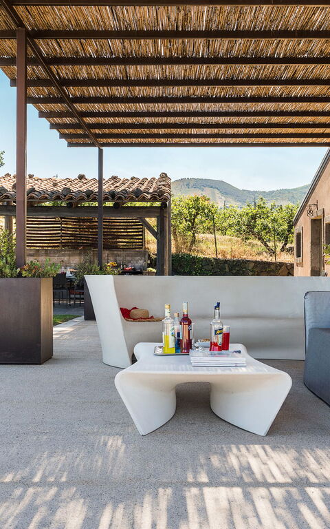 Villa Torre Etnea: Außen, Balkon / Terrasse / Patio, Draussen