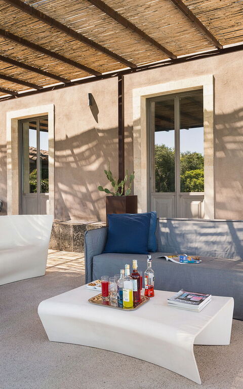 Villa Torre Etnea: Außen, Balkon / Terrasse / Patio, Draussen