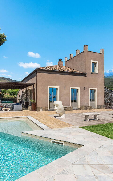 Villa Torre Etnea: Außen, Draussen, Garten, Schwimmbad