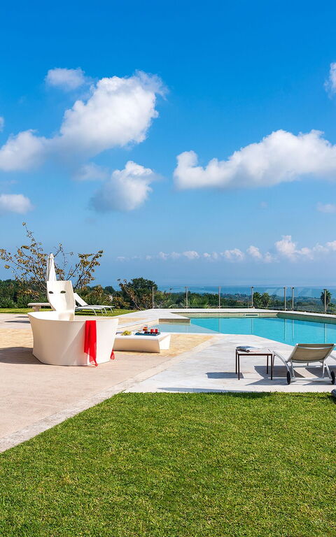 Villa Torre Etnea: Draussen, Garten