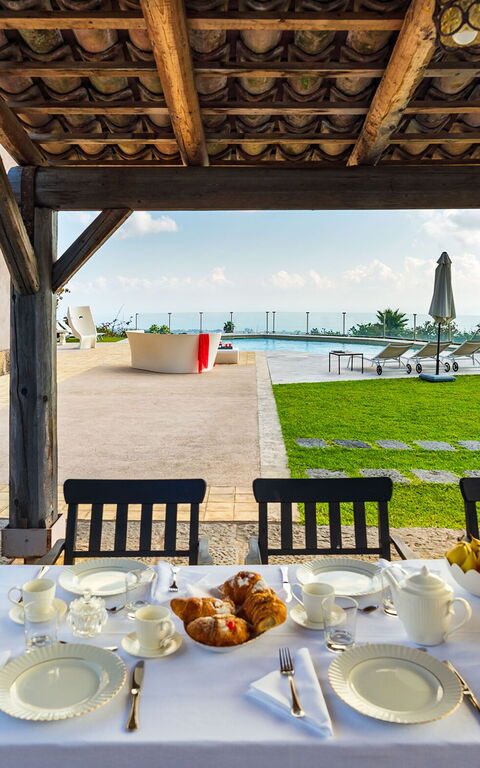 Villa Torre Etnea: Balkon / Terrasse / Patio, Draussen, Garten