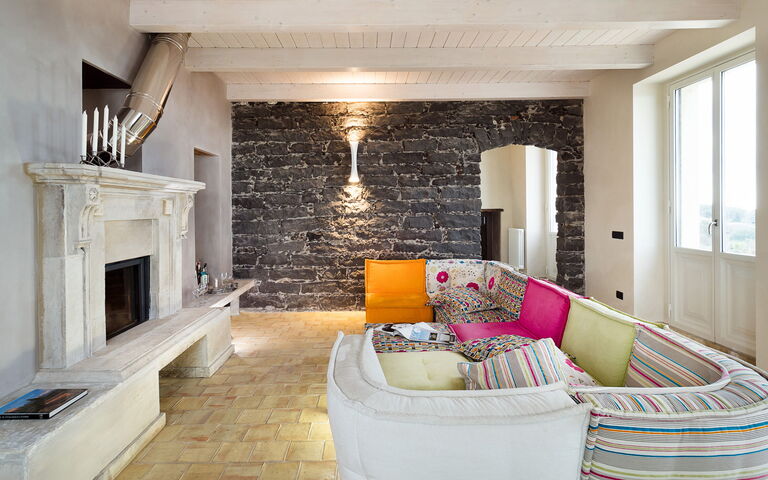 Villa Torre Etnea: Wohnzimmer