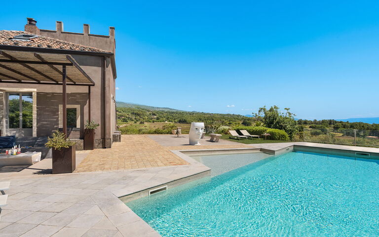 Villa Torre Etnea: Außen, Draussen, Schwimmbad