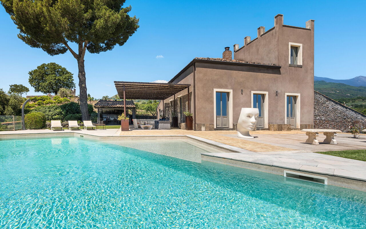 Villa Torre Etnea: Außen, Draussen, Schwimmbad